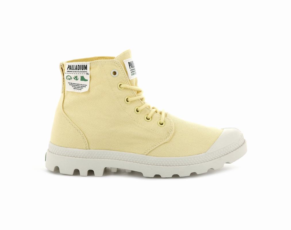 Palladium Pampa Hi Organic Damen Stiefel Gelb ||680149-EFR||